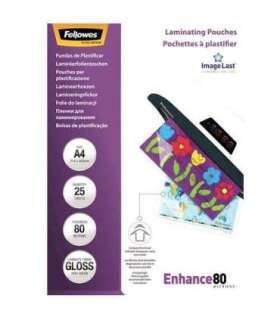 LAMINATOR POUCH IMAGELAST/A4 80 25PCS 5396205 FELLOWES