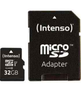 MEMORY MICRO SDHC 32GB UHS-I/W/ADAPTER 3423480 INTENSO