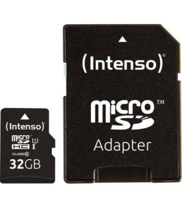 MEMORY MICRO SDHC 32GB UHS-I/W/ADAPTER 3423480 INTENSO