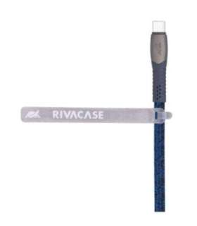 CABLE USB-C TO USB-C 1.2M/BLUE PS6105 BL12 RIVACASE