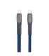 CABLE USB-C TO USB-C 1.2M/BLUE PS6105 BL12 RIVACASE