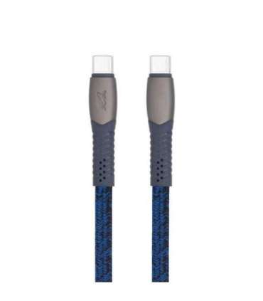 CABLE USB-C TO USB-C 1.2M/BLUE PS6105 BL12 RIVACASE