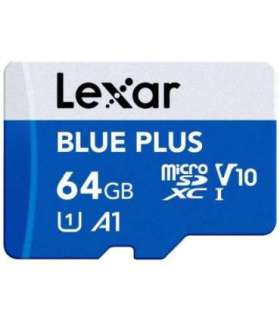 MEMORY MICRO SDXC 64GB UHS-I/W/A LMSBLPL064G-BNANG LEXAR