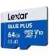 MEMORY MICRO SDXC 64GB UHS-I/W/A LMSBLPL064G-BNANG LEXAR