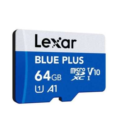 MEMORY MICRO SDXC 64GB UHS-I/W/A LMSBLPL064G-BNANG LEXAR