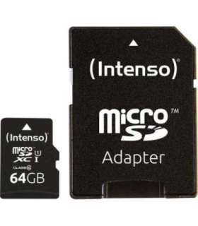 MEMORY MICRO SDXC 64GB UHS-I/W/ADAPTER 3423490 INTENSO