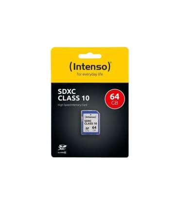 MEMORY SDXC 64GB C10/3411490 INTENSO