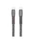 CABLE USB-C TO USB-C 2.1M/GREY PS6105 GR21 RIVACASE
