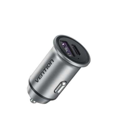 MOBILE CHARGER CAR USB/2P GRAY FFBH0 VENTION