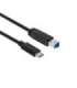 CABLE USB-C TO USB3.1 1M/M/M CAC-1524 CLUB3D
