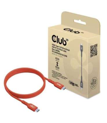 CABLE USB-C TO USB-C 1M/M/M CAC-1511 CLUB3D