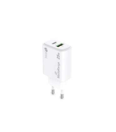 POWER ADAPTER USB/USB-C 25W/FAST MRMA112-2 MEDIARANGE