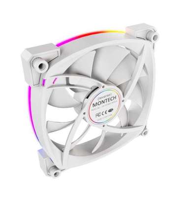 CASE FAN 120MM/RX120 PWM WHITE MONTECH