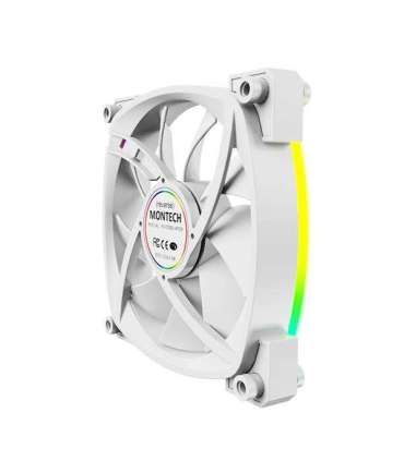 CASE FAN 120MM/RX120 PWM WHITE MONTECH