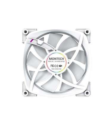CASE FAN 120MM/AX120 PWM WHITE MONTECH