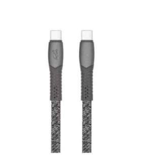 CABLE USB-C TO USB-C 1.2M/GREY PS6105 GR12 RIVACASE
