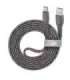 CABLE USB-C TO USB2.0 1.2M/GREY PS6102 GR12 RIVACASE