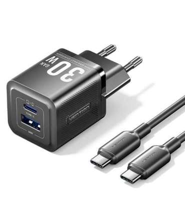 MOBILE CHARGER WALL USB +CABLE/30W 2P TZ-FEQB0-EU-01 VENTION