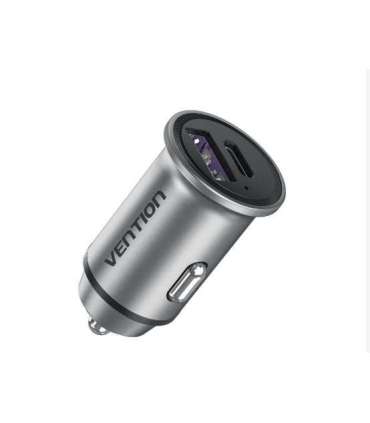 MOBILE CHARGER CAR 30W USB/2P GRAY FFFH0 VENTION
