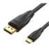 CABLE DP TO USB-C 8K HD/2M BLACK CGYBH VENTION