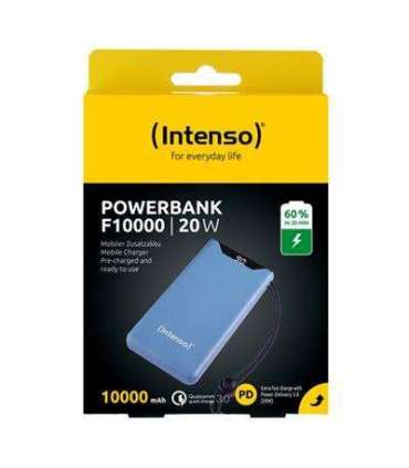 POWER BANK USB 10000MAH QC3.0/BLUE F10000 7332035 INTENSO