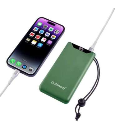 POWER BANK USB 10000MAH QC3.0/GREEN 7332037 INTENSO