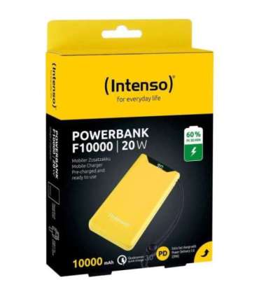 POWER BANK USB 10000MAH QC3.0/YELLOW F10000 7332039 INTENSO