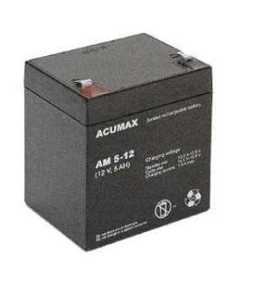 BATTERY 12V 5AH VRLA/AM5-12T2 ACUMAX EMU