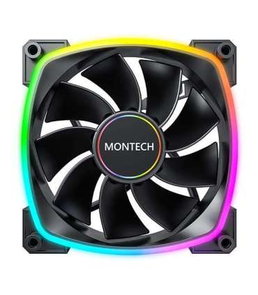 CASE FAN 140MM/RX140 PWM BLACK MONTECH