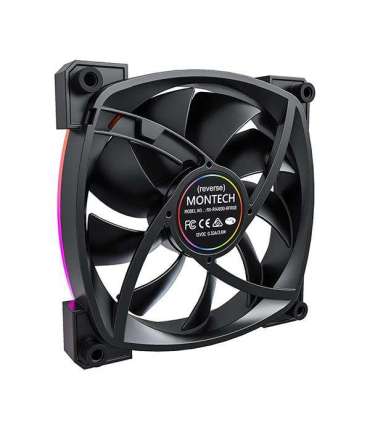 CASE FAN 140MM/RX140 PWM BLACK MONTECH