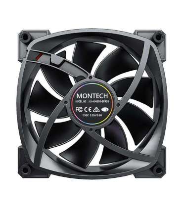 CASE FAN 140MM/AX140 PWM BLACK MONTECH