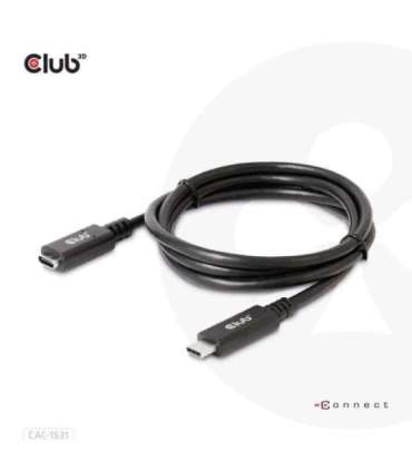 CABLE USB-C TO USB-C 1M/M/F CAC-1531 CLUB3D