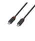 CABLE USB4 240W TYPE C 0.5M/BLACK LINE 37000 LINDY
