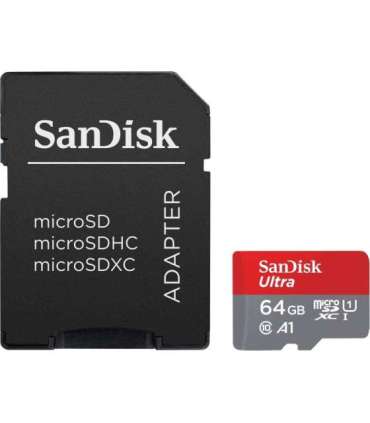 MEMORY MICRO SDXC 64GB UHS-I/W/A SDSQUAB-064G-GN6MT SANDISK