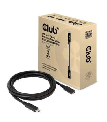 CABLE USB-C TO USB-C 2M/M/F CAC-1529 CLUB3D