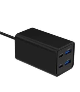 CHARGER USB UNIVERSAL 4P 65W/TA-UC-2A2C-PD65-01-BK GEMBIRD