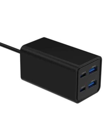 CHARGER USB UNIVERSAL 4P 65W/TA-UC-2A2C-PD65-01-BK GEMBIRD