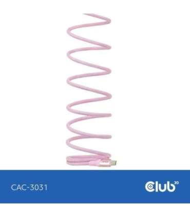 CABLE USB-C TO USB-C 2M/MAGNETIC PINK CAC-3031 CLUB3D
