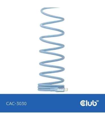 CABLE USB-C TO USB-C 2M/MAGNETIC BLUE CAC-3030 CLUB3D