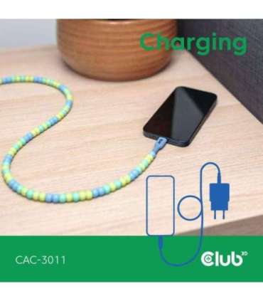 CABLE USB-C TO USB-C/BLUE CAC-3011 CLUB3D