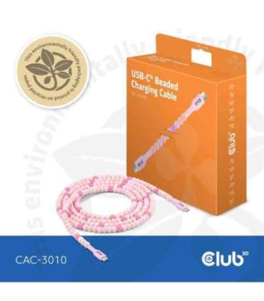 CABLE USB-C TO USB-C/PINK CAC-3010 CLUB3D