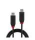 CABLE USB4 240W TYPE C 1M/BLACK LINE 37001 LINDY