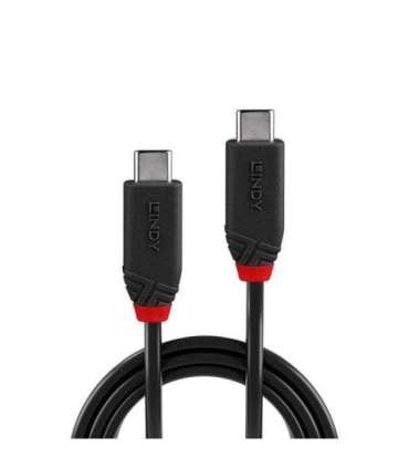 CABLE USB4 240W TYPE C 1M/BLACK LINE 37001 LINDY