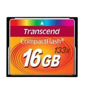 MEMORY COMPACT FLASH 16GB/133X TS16GCF133 TRANSCEND