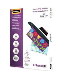 LAMINATOR POUCH IMAGELAST/A3 80 100PCS 5306207 FELLOWES