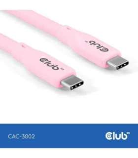 CABLE USB-C TO USB-C 2M/M/M PINK CAC-3002 CLUB3D