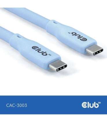 CABLE USB-C TO USB-C 2M/M/M BLUE CAC-3003 CLUB3D