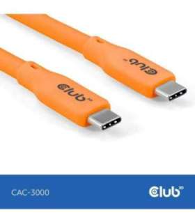 CABLE USB-C TO USB-C 2M/M/M ORANGE CAC-3000 CLUB3D