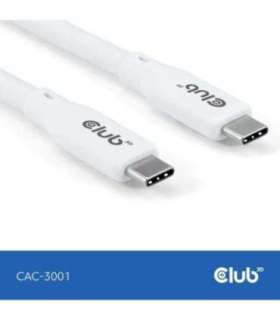 CABLE USB-C TO USB-C 2M/M/M WHITE CAC-3001 CLUB3D