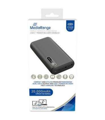 POWER BANK USB 20000MAH/MR756 MEDIARANGE